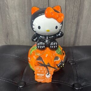 Blue Sky Clayworks Hello Kitty Skeleton On Halloween Pumpkin Heather Goldminc